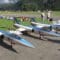 Huge detailed RC Turbine Model Jets Starfighter F-104 fly very close to each other formation