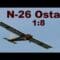N-26 Ostas, mini scale (1:8) RC glider, 2020