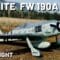 E-flite Fw 190A 1.5m PNP – 8th FLIGHT ON GRASS WITH FUEL TANK (4K)